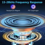 JOYO Studio Monitor Headphones Wired Professional Semi-Open Headphone for Guitar Piano Podcast Recording,Mixing,Live Streaming 3 Meter Cable (JMH-03) - Image 4