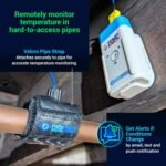TempTouch WiFi Clamp Temperature and Humidity Sensor, Smart Thermometer for Plumbing and HVAC, App-Controlled Wireless with Velcro Strap - Image 4
