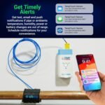 TempTouch WiFi Clamp Temperature and Humidity Sensor, Smart Thermometer for Plumbing and HVAC, App-Controlled Wireless with Velcro Strap - Image 7