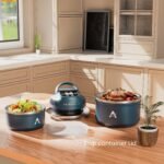 AEWHALE Portable Air Fryer 3-in-1,4QT & 8 Cup Stainless Steel Vacuum Insulated Containers with Storage Lids,Dishwasher Safe - Image 5