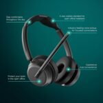 EPOS Impact 1061T ANC - Premium Open Office Headset with Hybrid Adaptive ANC, EPOS AI™ Microphone Technology, and Multipoint Connectivity - Image 3