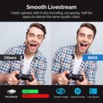 PC Webcam for Streaming HD 1080P, 960A USB Pro Computer Web Camera Video Cam for Mac Windows Laptop Conferencing Gaming Webcam with Ring Light & Microphone - Image 4