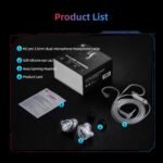 KZ Axas Gaming Earbuds Wired with Mic for PS4 PC Xbox PS5, Noise Isolation IEM for Gaming with Low Latency, Comfort-Fit Earphones for Laptop, Consoles and Mobile (Black, Mic) - Image 7