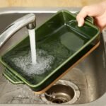 Ceramic Baking Casserole Dish with Handles, Large 9x13 inch Pan and Middle Baking Pan - Porcelain Serving Bakeware Set (Forest Green) - Image 7