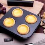 4 Cup Muffin Pan 2 Pcs (8.5 X 7.48 Inch) Air Fryer Small Oven Cupcake Baking Pan Non Stick No Toxic Bakeware - Image 5