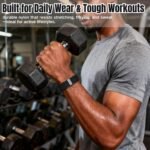 Bicep Bands Compatible with Hume Band, Nylon Loop Replacement Strap, Soft Breathable Adjustable Sport Wrist/Arm/Ankle Band for Fitness Tracker & Activity Monitor - Image 6