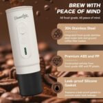 H02 PRO Portable Electric Espresso Maker, Women's Day Gift Coffee Machine Compatible with NS Capsule Original Pods & Ground Coffee, Mini Travel Espresso maker for Camping, Hiking, RV - Image 4