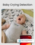 youkey Indoor Camera 2.5K, No Monthly Fees, Pan & Tilt, 360° Dog/Pet Camera for Home Security, 2.4G/ 5GHz WiFi 6, Bluetooth Pairing, Human/Pet/Baby Crying Detection, Two-Way Audio, Night Vision - Image 5