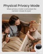 youkey Indoor Camera 2.5K, No Monthly Fees, Pan & Tilt, 360° Dog/Pet Camera for Home Security, 2.4G/ 5GHz WiFi 6, Bluetooth Pairing, Human/Pet/Baby Crying Detection, Two-Way Audio, Night Vision - Image 6