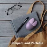 Cute Cat Wireless Mouse, 2.4GHz Wireless Silent Mouse, USB Receiver Plug and Play, 3 Adjustable DPI, Compatible with Notebook, PC, Laptop, Computer- Purple Colorful - Image 5