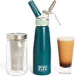 1L Nitro Coffee Maker, Aluminum Nitro Cold Brew Coffee Maker with Special Nitro Diffuser Nozzle & Cold Brew Maker with Cold Brew Mason Jar, 1 Quart/1L - Image 2