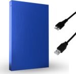 1TB External Hard Drive USB 3.0, Portable 2.5-Inch External HDD Backup Storage for Laptop, PC, Mac, Gaming Console (PS3/PS4) – Blue - Image 2