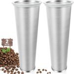 2 PCS Cold Brew Coffee Filter, 304 Stainless Steel Food Grade, Coffee Maker, Tea Maker,Water Filter, Ultra Fine Mesh, Wide Mouth Mason Jar 32oz - Image 2