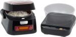 2-in-1 Rice Cooker and Induction Cooktop Burner, 3-Cup (Uncooked) / 6-Cup (Cooked) and Warmer, Portable and Compact IH Cooktop with Calorie Counter and Timer, 7 Cooking Modes - Image 2