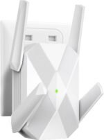 2026 AX3000 WiFi 6 Extender, WiFi Extender Signal Booster for Home-Dual Band (2.4G/5.8G), Gigabit Ethernet Port,Up to 12,000 Sq.Ft. & Support 99+ Smart Devices Easy Setup & Faster Speed (White) - Image 2