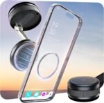 2026 Upgraded 360° Vacuum Magnetic Car Phone Holder for Magsafe [96+LBS Strongest Suction & 2800gf Strongest Magnetic], Adjustable Car Phone Mount for Your Car/Gym/Mirror/Shower for iPhone & Android - Image 2