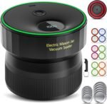 2026 Upgraded Mason Jar Vacuum Sealer, Electric Vacuum Sealer for Regular Mouth and Wide Mouth Canning Jars, Fully Automated and Portable - Image 2