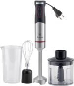 220 Volt Hand Blender 1000W - 3 in 1 Hand blender includes blending shaft, 500 ml chopper bowl, 700 ml beaker and whisk-220V 240V (Not For Use In USA) - Image 2