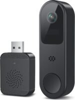 2K HD Battery Doorbell Camera Wireless with Ring Chime, Smart Video Doorbell with Two-Way Talk, Secure Cloud Storage, AI Detection and Instant Alerts, Night Vision, Compatible with Alexa - Image 2