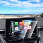 2PCS Screen Protector for 2023-2025 2026 Toyota Corolla/Corolla Cross/RAV4/Highlander/Prius, 8 Inch Touch Screen Protector Cover Tempered Glass Navigation Display Infotainment Protective Film - Image 2