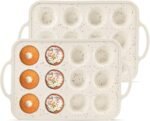 2Pack Silicone Muffin Pan For Baking With Metal Reinforced Frame, 12 Cup Regular Size Nonstick Cupcake Pan, BPA Free Silicone Muffin Tray, Cupcake Baking Pan Molds for Oven - Image 2