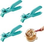3 Pcs Hot Plate Grippers, 2026 New Multi-Function Anti-Scald Bowl Clip, Non-Slip Hot Plate Gripper Tongs for Microwave, Oven, Air Fryer, Steamer, Pots & Bowls (3 Pcs Green) - Image 2