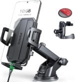 3 in 1 Car Phone Holder, Dashboard & Windshield & Vent Universal Car Mount Phone Holder for Your Car, Cell Phone Holder Truck for iPhone 17 16 15 Pro Max 25 Samsung, Matte Black - Image 2