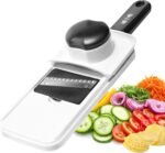 3-in-1 Handheld Mandoline Slicer - Stainless Steel Vegetable Cutter Shredder Cheese Grater with Comfort Grip, Ideal for Speedy Fruits & Vegetables Slicing - Image 2