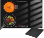 30" 4-Burner Built-in Induction Cooktop 6600W, Countertop Electric Stove with Touch Control, 9 Power Levels, Timer & Child Lock, Easy-Clean Black Glass Surface (220–240 V) - Image 2