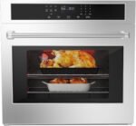 30" Stainless Steel Toaster Oven & 30 Inch Air Fryer Oven Combo: 4.8 Cu.ft Large Capacity with 3D Heating, Digital Touch Panel, and Multi-Function Modes for Countertop or Built-in Installation - Image 2
