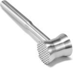 304 Stainless Steel Meat Tenderizer Mallet, Dual Side Meat Hammer Chicken Pounder, Heavy Duty Meat Beater for Steak and Beef, Meat Pounder Kitchen Cooking Mallet Dishwasher Safe - Image 2