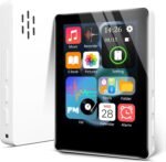 32GB MP3 Player with Bluetooth 5.2 and Smart Index Search, Portable Bluetooth Music Player with Built-in HD Speaker, FM Radio, Voice Recorder, HiFi Sound, E-Book, Up to 512GB (White) - Image 2