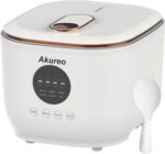 3L Healthy Low Carb Rice Cooker, Low Sugar Digital Steamer,Porridge,Soup,Quick Rice,White Rice,Stainless Steel Filter Basket，5 Cooking Functions,24H Timer & Auto Keep Warm - Image 2