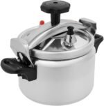 3Qt Small Pressure Cooker, Mini 35kpa Instant Pot Compatible with Electric, Ceramic, or Halogen Stoves, Secure Locking & One Hand Operate - Image 2