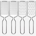 4 PCS Cheese Grater,Stainless Steel Cheese Shredder,Lemon Vegetable Slicer Food Shredde for Kitchen Gadgets(4-sided) - Image 2