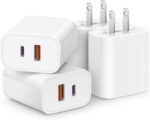[4 Pack] USB C Charger Block Fast Charging Multiport Adpater [PD 20W USB-C & QC 3.0 USB-A Port] for iPhone 17/16/15/14/13/12/11/X/8, iPad, Galaxy, Google & More - Image 2