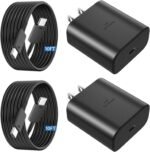 45W USB C Super Fast Charger Type C Charger Fast Charging Android Phone Charger Block with 10FT Type C Charging Cable for Samsung Galaxy S25/S25 Ultra/S25+/S24 Ultra/S24/S24+/S23/S23 Ultra/S22 Ultra - Image 2