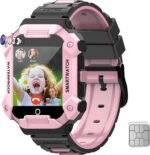 4G GPS Smart Watch for Kids with SIM Card, 1.4" Touch Screen Kids Smartwatch for Boys Girls Gift, Phone Watch with Video Calls/Voice Chat/Camera/Music/Alarm/SOS/Pedometer(T-Pink) - Image 2
