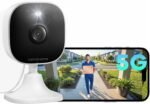 4MP Cameras for Home Security with Audio and Video, Outdoor Security Camera Indoor, 2.4g/5g Cameras for House/Pet/Baby, Plug and Play, Support 128G Card Storage (Not Included), Wired - Image 2