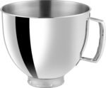 5 QT Stainless Steel Mixer Bowl Compatible With KITCHENAID TILT-HEAD STAND MIXERS 4.5-Quart (4.3 L) And 5-Quart (4.7 L) (Stainless Steel Polished) - Image 2