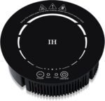 500W / 120V Small Induction Cooktop - 7.7" Mini Portable Countertop Burners Induction Hot Plate Electric Stove for Candle Making, RV, Office, Tea Room, Camp, Tea party - Image 2