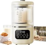 58oz Nut Milk Maker Machine, 10 in 1 Automatic Nut Milk Maker with 20 Blades, LED Display, Soy Milk Maker with 24H Delay Start&12H Keep Warm, Almond Milk Maker for Homemade Oat, Milk Shake, Cream - Image 2