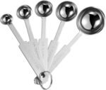 5PCS OstWony Measuring Spoons Set, Includes 1/8 tsp, 1/4 tsp, 1/2 tsp, 1 tsp, 1 tbsp, Food Grade Stainless Steel measuring cups, Tablespoon and Teaspoon for Measure - Image 2