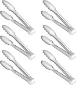 6 Pack Serving Tongs Kitchen Tongs, Buffet Tongs, Stainless Steel Food Tong Serving Tong, small tongs - Image 2
