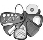 6 Pcs Kitchen Gadgets Set - Cheese Grater, Bottle Opener, Fruit Vegetable Peeler, Pizza Cutter, Garlic Ginger Grinder, Herb Stripper - Image 2