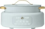 6-Qt 10-in-1 Electric Pressure Cooker, Multicooker, Slow Cooker, Rice Steamer, Stainless Steel (Hydrangea) - Image 2