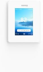 6iE Smart WiFi Thermostat for Underfloor Heating - Ultra-Thin Design, Smartphone Touchscreen, SmartGeo Technology, Energy-Saving App Control - Image 2