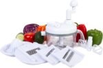 7 in 1 Food Chopper - As Seen on TV Manual Food Processor - Image 2