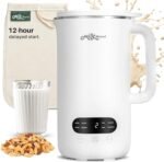 8-in-1, 32oz Nut Milk Maker Machine – Creamy Almond, Oat, Soy Milk, Soup Maker & Smoothies | Plant Based Beverages | 10 Stainless Steel Blades, Auto-Clean, Boil Water/Keep Warm | 12-Hour Delay Start - Image 2