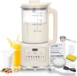 8 in 1 Nut Milk Maker Blender With 20 Bladers,40oz Soy, Almond, Oat, Coconut, Plant Based and Non Dairy Beverages, Automatic Soybean Machine With Delay Start/Keep Warm/Boil Water/Auto-clean. - Image 2